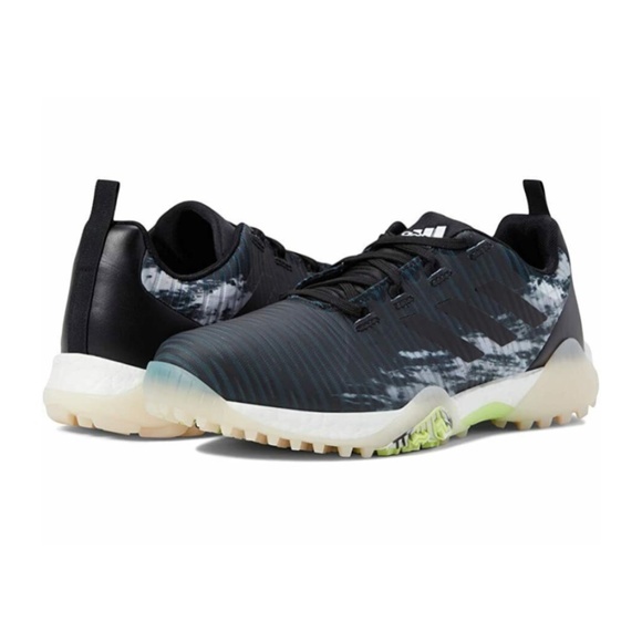 Adidas CodeChaos Low Mens Spikeless Golf Shoes Black GZ6010 NEW Multi Sz - Picture 3 of 5